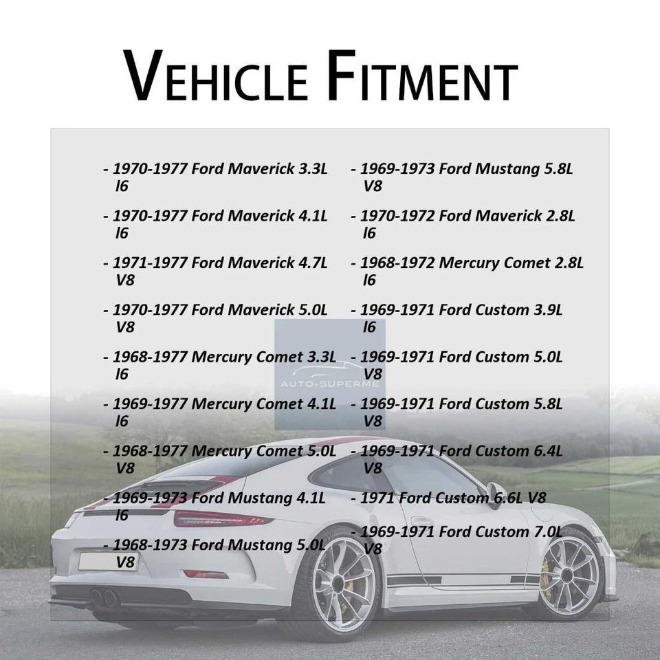 Передний верхний полный рычаг управления 2 шт. для Ford Mustang 3,3 л 1967-1970 - Изображение 2 из 4