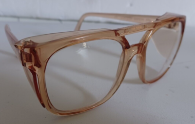 VTG Z87 Eastern Safety Glasses Side Panels Amber 5 3/4 Z87 | eBay