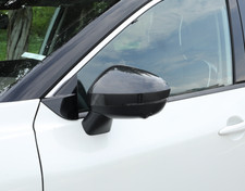 Carbon Fiber Side Rearview Mirror Cover Trim For Nissan Rogue X-Trail 2021-2025