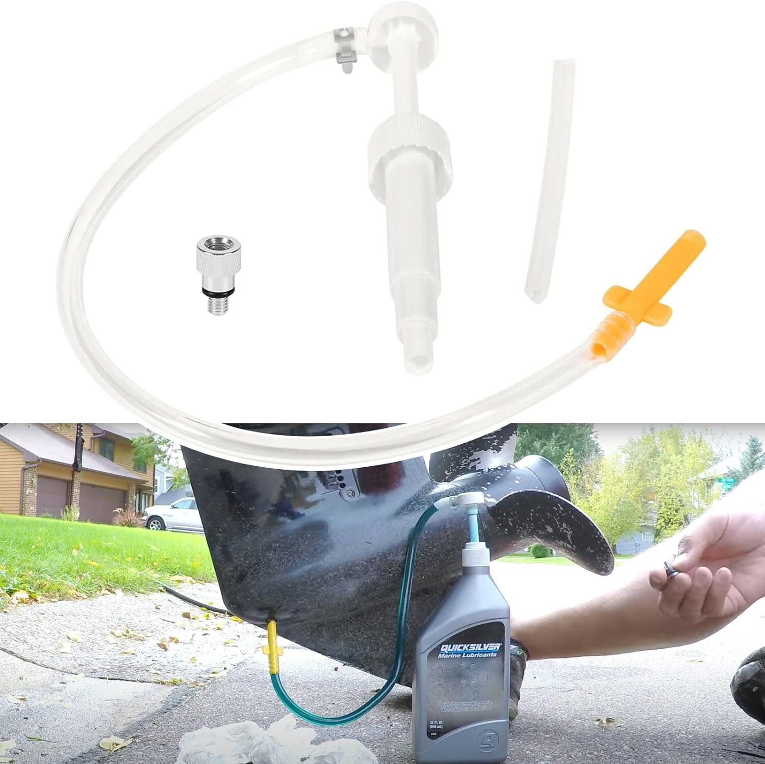 Pump Manual Lube Change Boat Kit For Yamaha Outboard