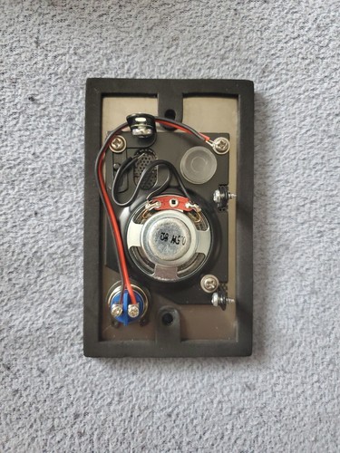 New Channel Vision iu-0232 antique brass front door intercom. With Camera. - Picture 8 of 8