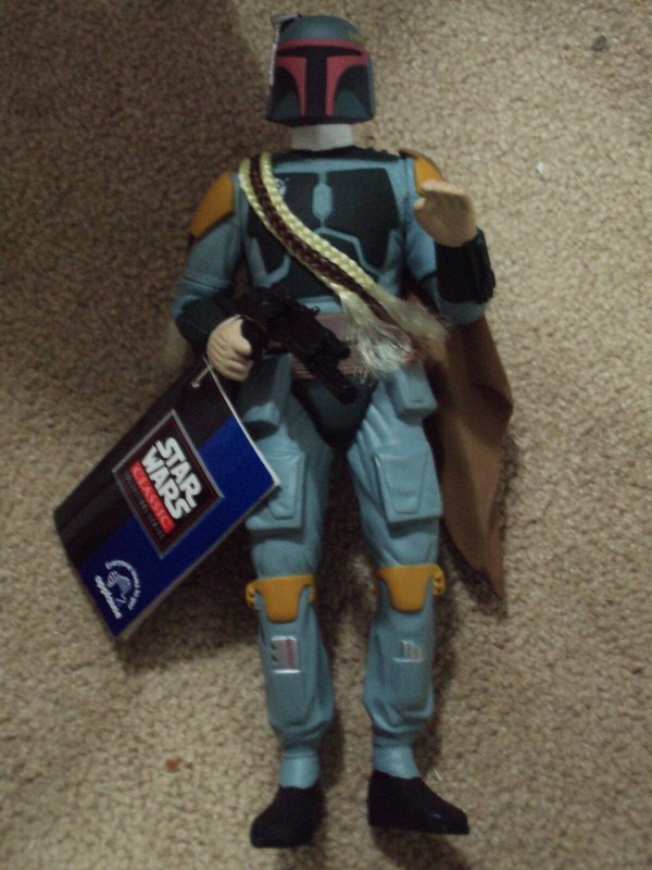 STAR WARS, Applause Toys, BOBA FETT plastic statue, 10 inches high