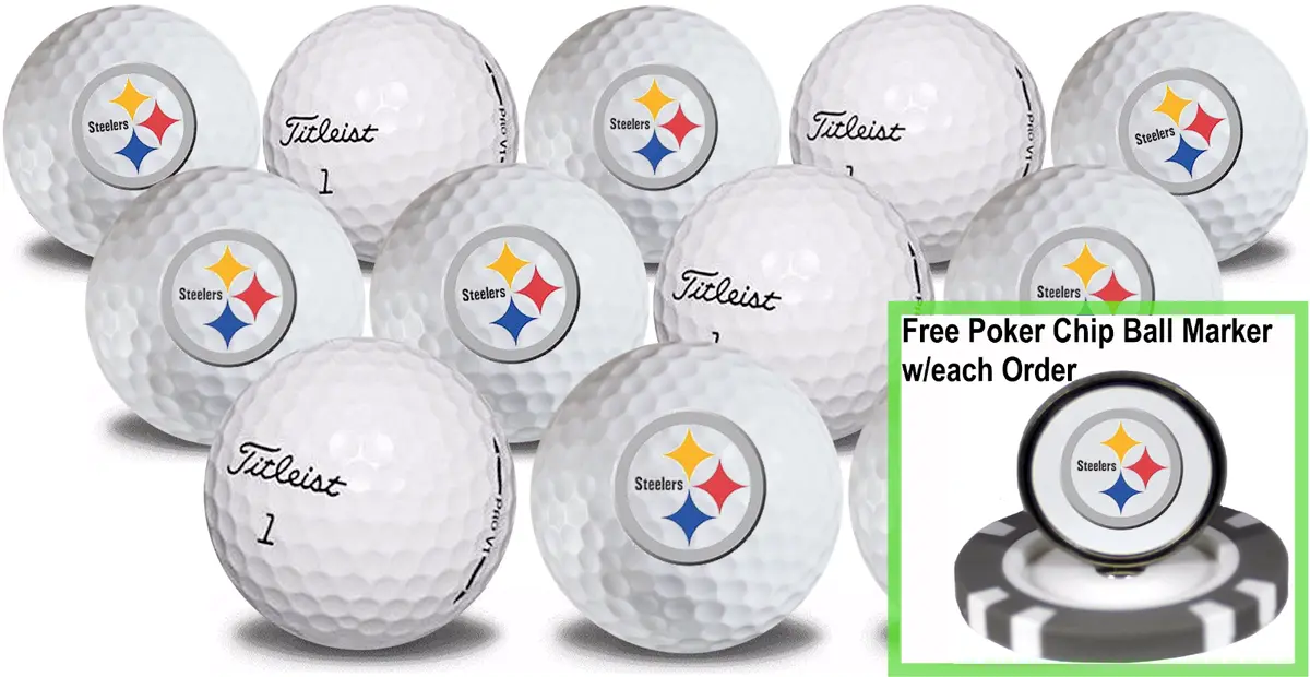 pittsburgh steelers golf balls