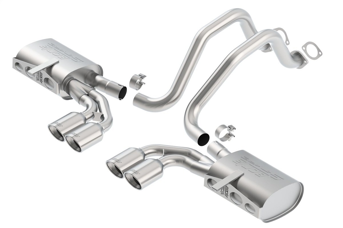 Ran Kusyu　0620 Borla 140427 S-Type II CatBack Exhaust Kit for 97-04 Chevy