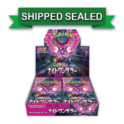 japanese booster box night wanderer SV6a】Night TCG & CASE〔Factory Sealed〕 impact Trainer cards Pokemon Card Night Wanderer Booster