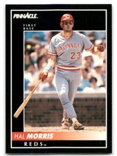 Hal Morris 1992 Pinnacle Baseball #22 Cincinnati Reds