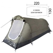 leichtes Tunnelzelt 2 Personen kleines Packmaß für Motorrad-Tour Reise komplett