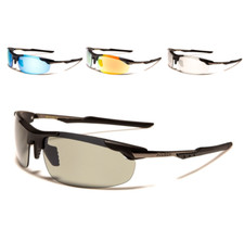 X Loop Sunglasses Semi Rimless Wrap Sport Baseball Golf Cycling Running For Men.