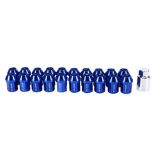 * 20pcs M12x1.5 Wheel Lug Nuts 35mm 6061 Aluminum Alloy Closed End For