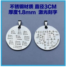 CW code training card for Morse code radio transmission Key study