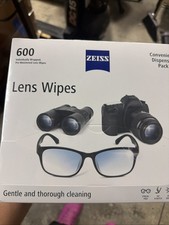 ZEISS Lens Cleaning Wipes 600 Count Pre-Moistened Streak-Free Eyeglass Cleaner