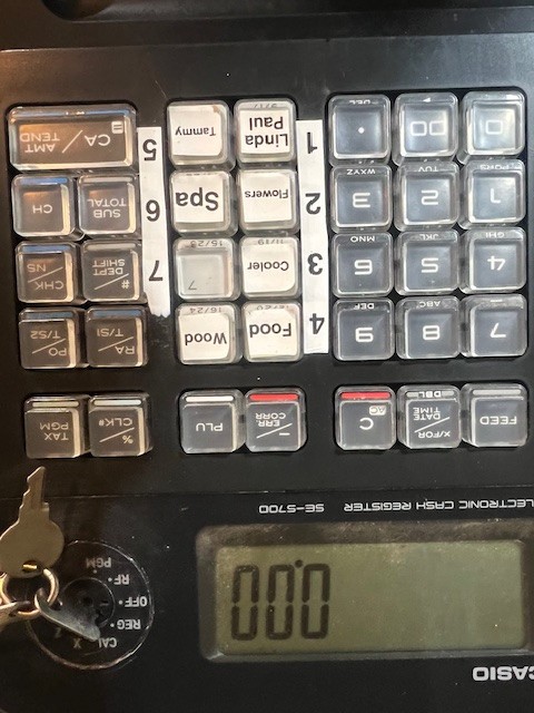 Casio SE-S700 Electronic Cash Register - Black for sale online | eBay