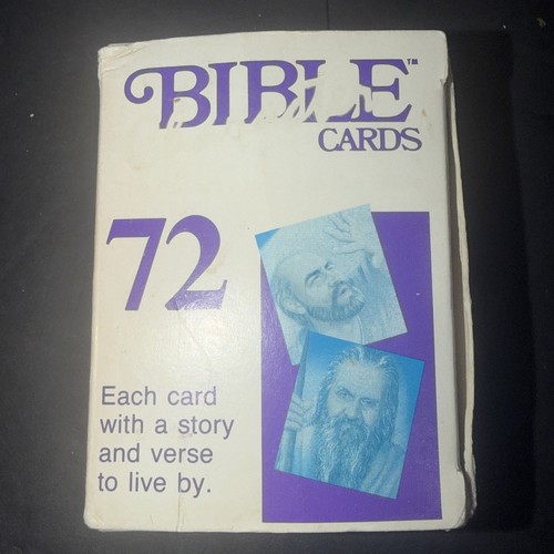 Vintage 1990 Bible Character Cards Bible Learning Cards. Teacher Quiz 72 Cards