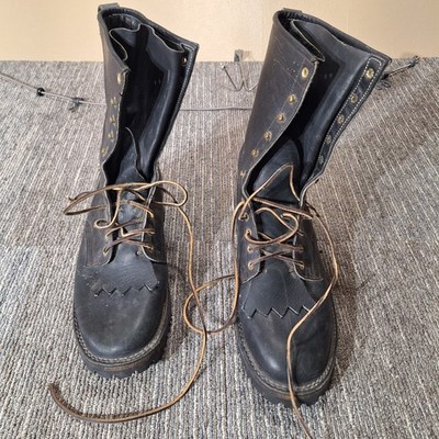 Buffalo Boot Co. Whites Boots Vintage Smokejumper Boots 12 EE 1002 Vibram Soles 