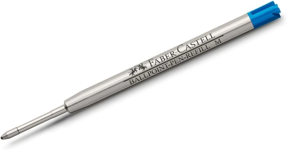 FABER-CASTELL 1 Stück - Faber Castell Kugelschreiber Mine blau/ Mittel M - dokumentenecht