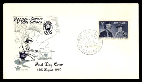 Mayfairstamps Australia FDC 1960 Guiding Golden Jubilee Campfire First Day Cover
