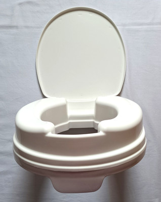 DIETZ Smart Care Toilettensitzerhöhung 10 cm weiß mit Deckel GUT & SAUBER