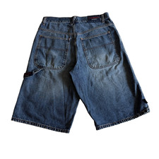 Vintage Y2K Tommy Hilfiger Denim Jean Carpenter Shorts Baggy Skater Size 32