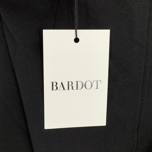 Bardot Sz 2/XS Black Ambiance Jumpsuit Strapless Cut Out V Neck Wide Leg OS17-14 - Picture 9 of 11
