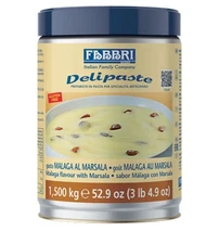 Fabbri Delipaste Malaga Marsala, Flavoring Compound for Gelato, Ice Cream, 3.3lb