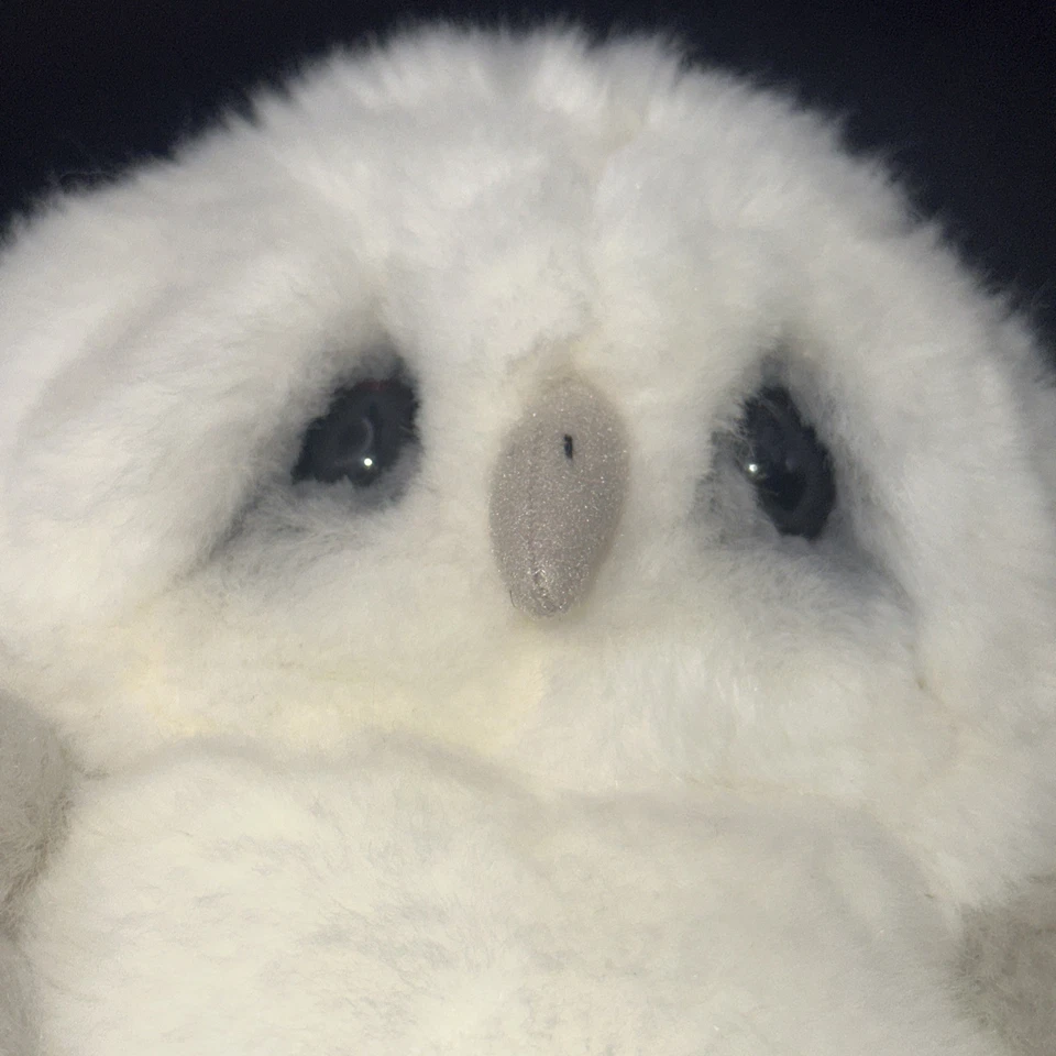 VTG Dakin Wordsworth 11" PLUSH SNOWY OWL Little Friends stuffed Lou Rankin - Image 2 of 4