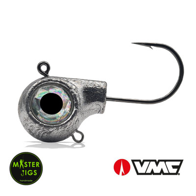 Master Jigs VMC 7161 Fireball Natur mit Stingeröse Raubfisch Angelzubehör