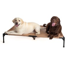 All Weather Pet Cot Tan Jumbo 56"x38"x9"   Lift W/ Legs  Breathe W/ Mesh