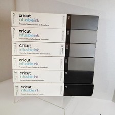 CRICUT Infusible Ink Transfer 12 x 12 Sheets BLACK GRAY GRANGE 6 BOX LOT NEW