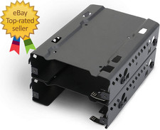 - Stackable 3.5" HDD Bracket Duo Pack Cases Ph-Hddkt 03 Black