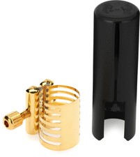 Rovner Platinum Gold Ligature for Metal Tenor  Baritone Saxophone Mouthpiece -