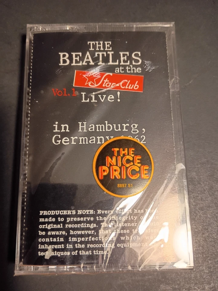 2 Vintage Beatles Cassettes Live In Hamburg & 20 Greatest Hits One Is Sealed - Image 4 of 4