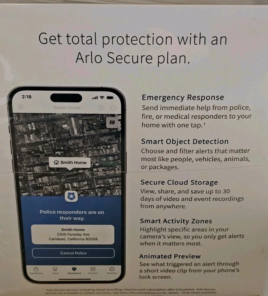 Arlo Essential 2K(第 2 代)安全摄像头 – 白色 (3 包) 全新! — 第 4/4 张图片