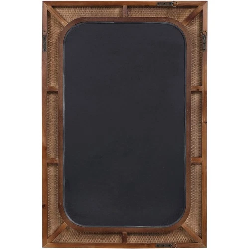 Uttermost 09687 Tahiti 42 X 28 inch Rattan with Fir Wood Accents Wall Mirror - Picture 4 of 5