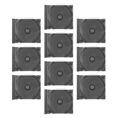10 Pcs Cd-aufbewahrungshülle Cd-aufbewahrungsboxen -Abdeckungen -Halter