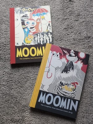 Moomin Comic Strips Book 1 And Book 4 By Tove Jansson Great Condition