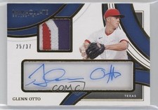 2022 Panini Immaculate Prime Relics Clear 25/37 Glenn Otto #ICP-GO Auto 0c6