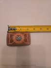 Vintage Zuni Sun Face Leather Southwestern Brown Turquoise Belt Buckle — photo 5