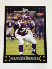 2007 Topps Football #284 - Steve Hutchinson - Minnesota Vikings