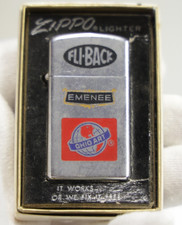 Vintage Zippo Advertising Emenee Ohio Art in Box