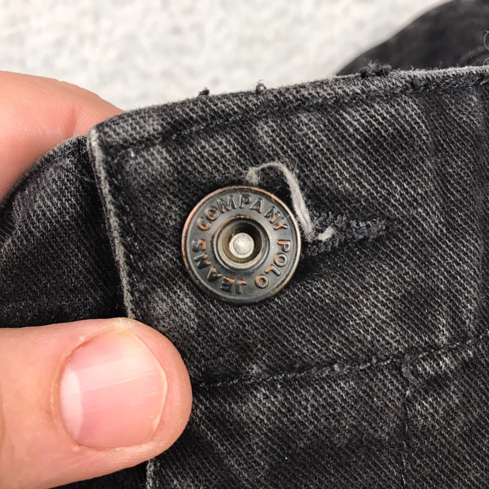 Pantalones cargo Polo Jeans Co Ralph Lauren auténticos para hombre 38 (42x34) negros vintage Foto 4 de 4