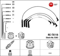 NGK 5383 ZüNdleitungssatz ZüNdkabelsatz ZüNdkabel FüR Toyota