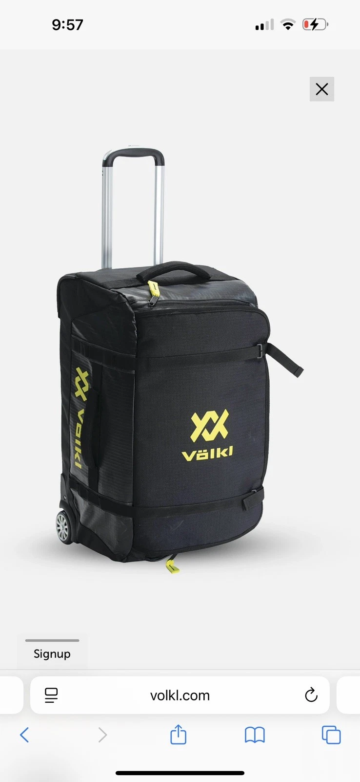 Volkl Rolling Pro Travel Bag - Thumbnail 2