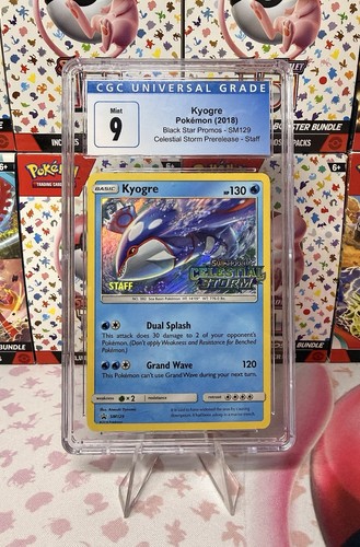 Kyogre graded CGC 9 for sale on eBay