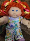 Cabbage Patch Kid, OK Factory Girl With Blue Eyes And Red Hair.