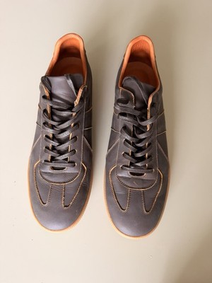 Beckett Simonon Morgen Leather Trainers Brown Gum Sole Men s Size 11