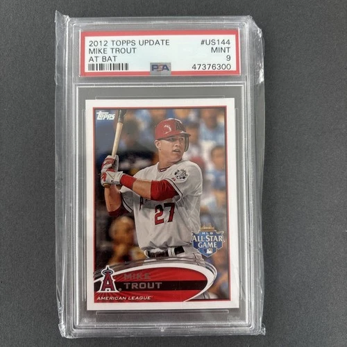 2012 Topps Update Series - All-Star Mike Trout #US144 At Bat PSA 9