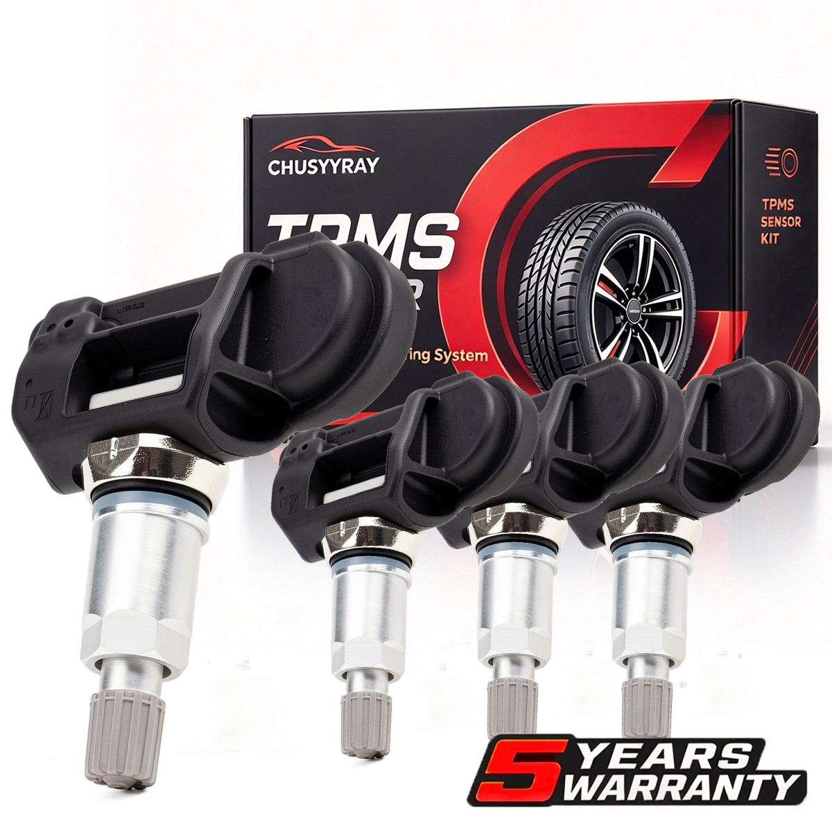 Tire Pressure Sensor TPMS A0009050030 4x For Mercedes-Benz Ml350 2010-2015