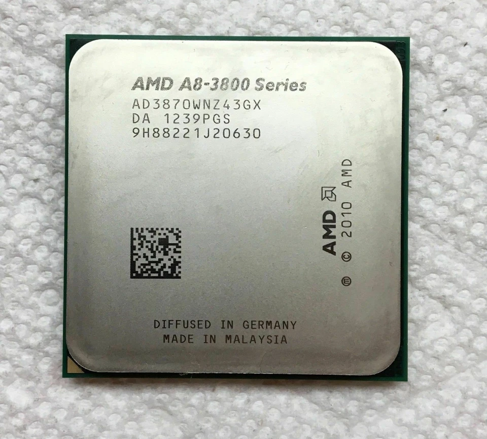 AMD A8-3870K CPU 3GHz Socket F AD3870WNZ43GX CPU Processor 3000MHz 100W - Image 3 of 4