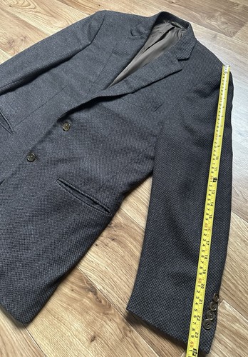 Ravazzolo Italy 50% Kaschmir 50% Wolle Sport Mantel Jacke Carlo Barbera Stoff 52R - Bild 17 von 19