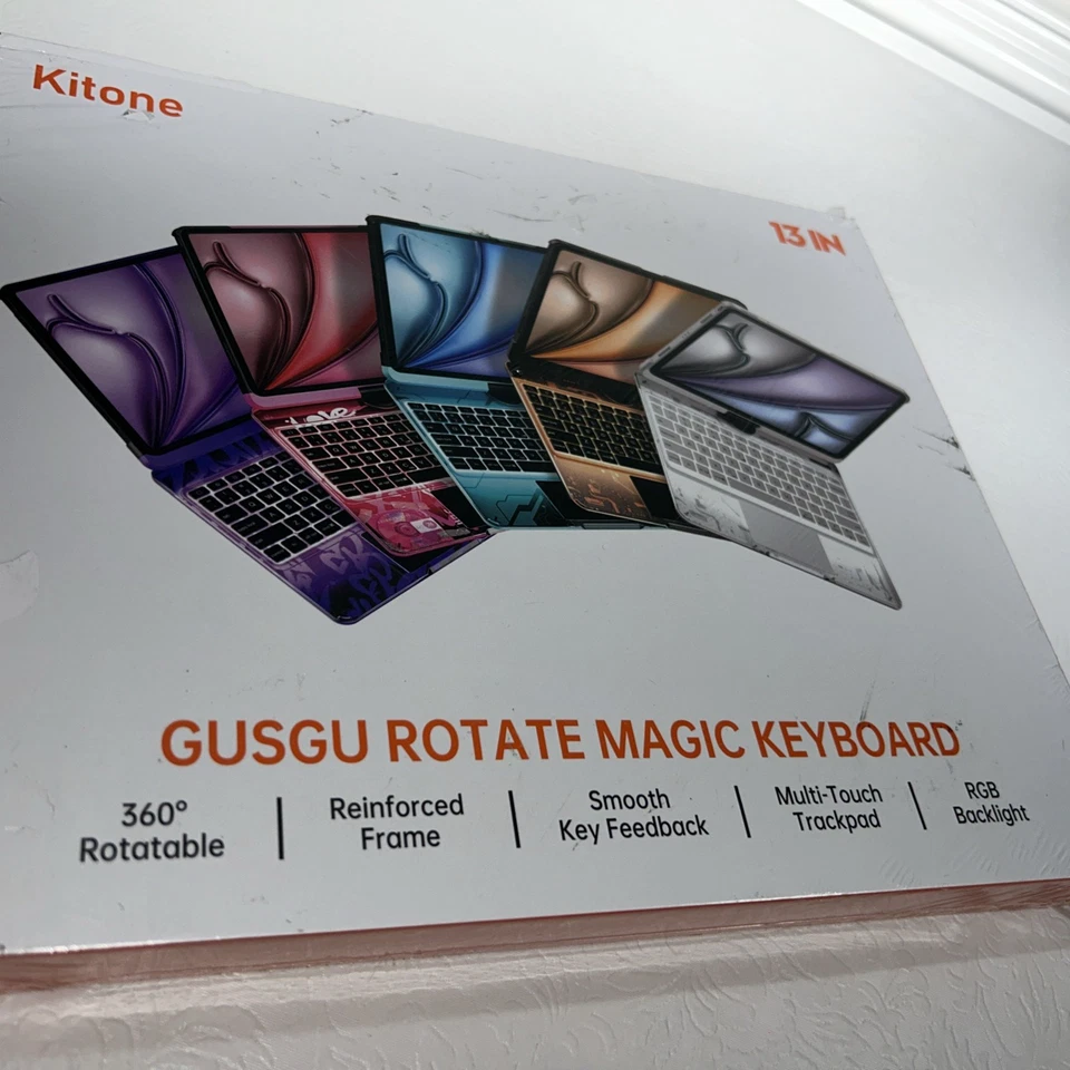 Transparent Case with Wireless Keyboard only for 2024 iPad Pro 13-in.(M4), 7 ... - Image 3 of 4